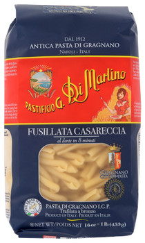 Di Martino: Pasta Casereccia Fusillat, 1 Lb