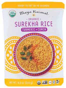 Maya Kaimal: Organic Surekha Rice Turmeric + Cumin, 8.50 Oz