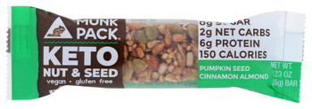 Munk Pack: Pumpkin Seed Cinnamon Almond Keto Nut & Seed, 1.23 Oz
