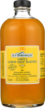 Stirrings: Lemon Drop Martini Mix, 750 Ml