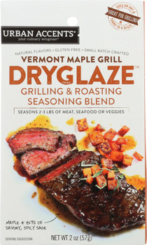 Urban Accents: Vermont Maple Grill Dryglaze Seasoning, 2 Oz