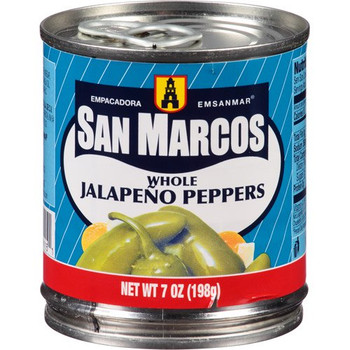 San Marcos: Whole Jalapeno Peppers, 7 Oz