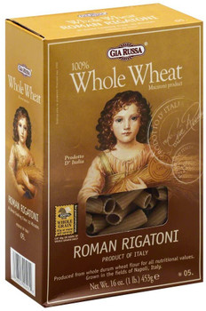 Gia Russa: Whole Wheat Roman Rigatoni, 16 Oz