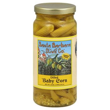 Santa Barbara Olive Co: Baby Corn Dilled, 16 Oz