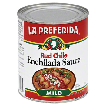 La Preferida: Red Enchilada Sauce Mild, 28 Oz