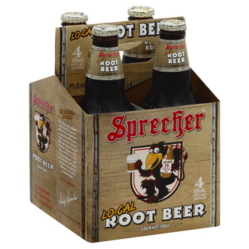 Sprecher: Soda Root Beer Low Cal 4pk, 64 Fo