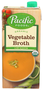 Pacific Foods: Organic Vegetable Broth, 32 Oz