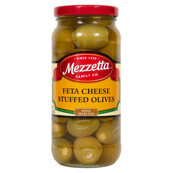 Mezzetta: Olive Stfd Feta Chs, 9.5 Oz