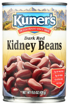 Kuners: Dark Red Kidney Beans, 15.5 Oz