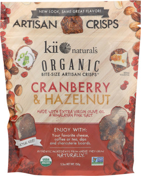 Kii Naturals: Bites Mini Crnbry Hzlnut, 5.3 Oz