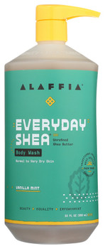 Alaffia: Wash Body Evrydy Vanilla, 32 Fo