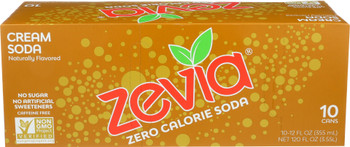 Zevia: Cream Soda 10pack, 120 Fo
