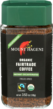 Mount Hagen: Organic Freeze Dried Instant Decaf Coffee, 3.53 Oz