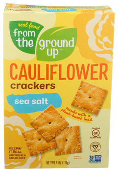 From The Ground Up: Sea Salt Cauliflower Crackers, 4 Oz