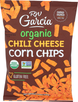 Rw Garcia: Organic Chili Cheese Corn Chips, 7.5 Oz