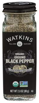 Watkins: Organic Ground Black Pepper, 2.8 Oz