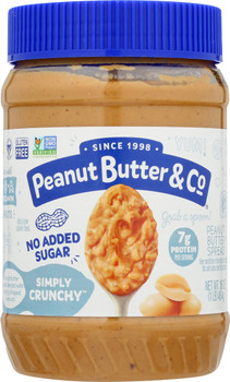 Peanut Butter & Co: Peanut Bttr Smply Crnchy, 16 Oz