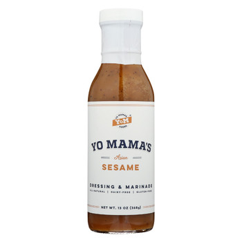 Yo Mamas Foods: Asian Sesame Dressing And Marinade, 13 Oz