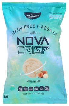 Novacrisp: Grain Free Cassava Maui Onion Chips, 4 Oz