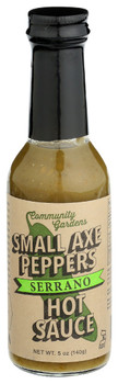 Small Axe Peppers: Sauce Hot Serrano, 5 Oz