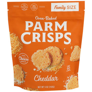 Parm Crisps: Cheddar, 5 Oz