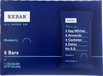 Rxbar: Blueberry 5 Bars, 9.15 Oz
