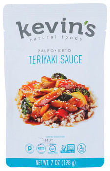 Kevins Natural Foods: Sauce Teriyaki, 7 Oz