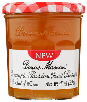 Bonne Maman: Preserve Pineapple Pssion, 13 Oz