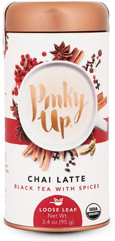 Pinky Up: Loose Leaf Chai Latte Black Tea With Spices, 3.4 Oz