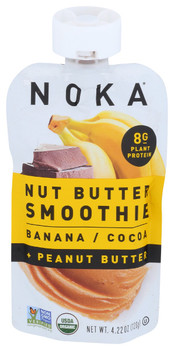 Noka: Banana Cocoa Nut Butter Smoothie, 4.22 Oz