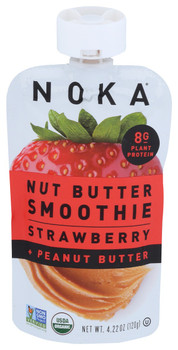 Noka: Strawberry Peanut Butter Nut Butter Smoothie, 4.22 Oz