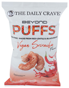 The Daily Crave: Beyond Puffs Vegan Sriracha, 4 Oz