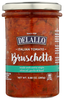 Delallo: Tomato Bruschetta, 9.88 Oz