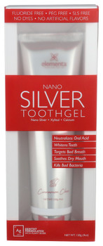 Elementa Silver: Nano Silver Tooth Gel Cinnamon Clove, 4 Oz