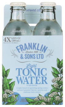 Franklin & Sons: Water Tonic Light 4pk, 800 Ml