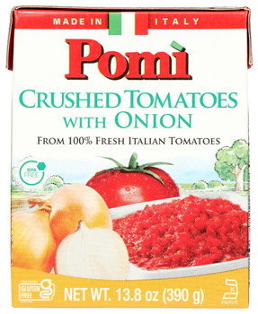 Pomi: Crushed Tomatoes With Onion, 13.8 Oz