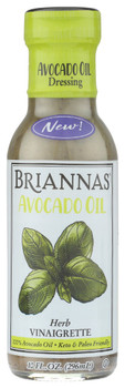 Briannas: Herb Vinaigrette Avocado Oil Dressing, 10 Oz