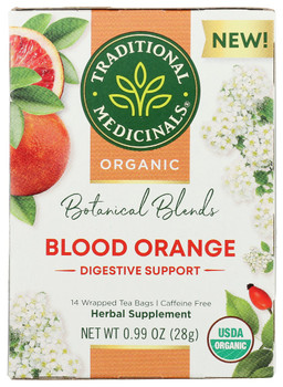 Traditional Medicinals: Tea Blood Orange Botanica, 14 Bg