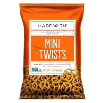 Made With: Pretzel Mini Twist, 12 Oz