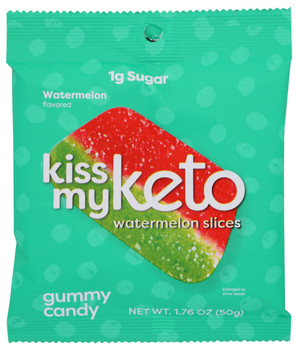 Kiss My Keto: Gummy Bites Watermelon, 1.76 Oz
