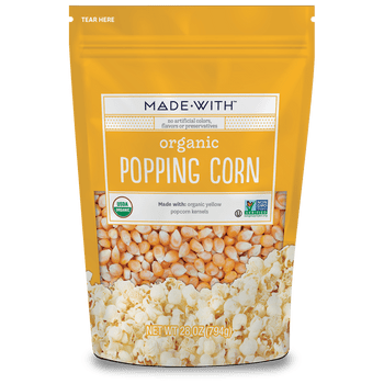 Made With: Organic Popping Corn, 28 Oz