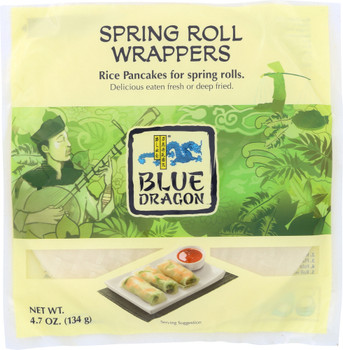 Blue Dragon: Vietnamese Spring Roll Wrappers, 4.7 Oz