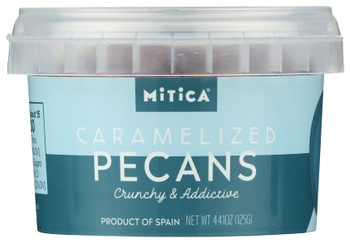 Mitica: Pecans Crmlzd Minitub, 4.41 Oz
