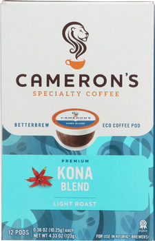 Camerons Coffee: Kona Blend Coffee 12 Ct, 4.33 Oz