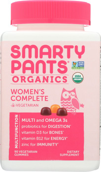 Smartypants: Womens Complete Organic Vitamin, 90 Ea