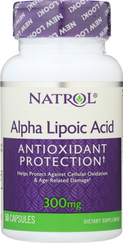 Natrol: Alpha Lipoic Acid 300 Mg, 50 Capsules