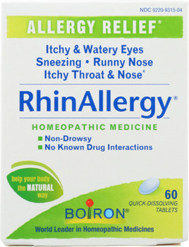 Boiron: Rhinallergy Tablets, 60 Tb