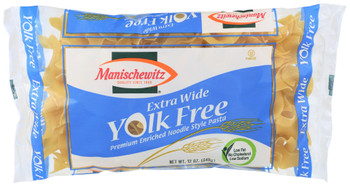 Manischewitz: Yolk Free Extra Wde Noodles, 12 Oz