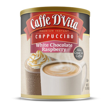 Caffe D Vita: Cappiccino Wht Choc Rspbrry, 1 Lb