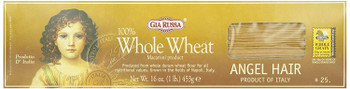 Gia Russa: Whole Wheat Angel Hair, 16 Oz